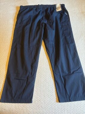 Landau for Men 8555 Navy Scrub Pants NWT